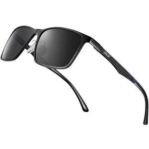 Polarized Mens Sunglasses UV Protection Metal Lightweight Driving Fishing Golf